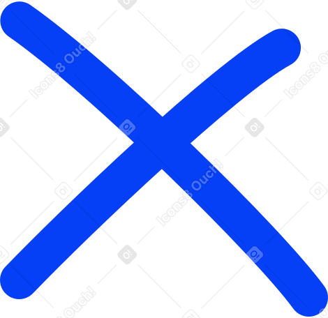 x sign PNG, SVG