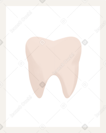 poster with a tooth PNG、SVG