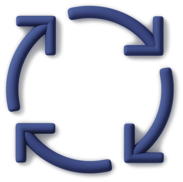 blue process icon PNG, SVG