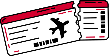 Билет на самолет в PNG, SVG
