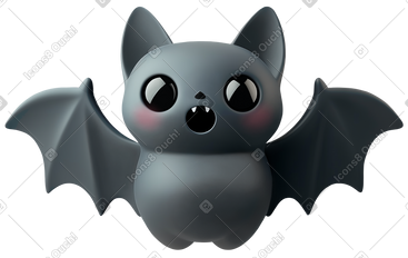 Plastic spooky bat PNG, SVG