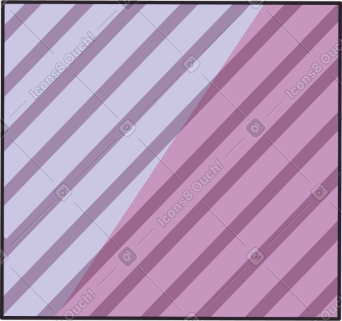 gray present box with diagonal sptripes PNG, SVG