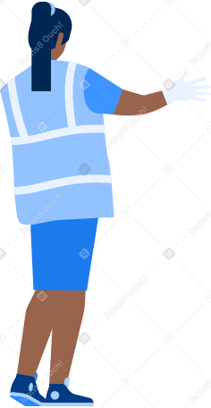 airport worker Illustration in PNG, SVG