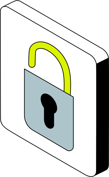 lock button PNG, SVG