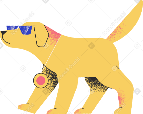 cool dog PNG, SVG