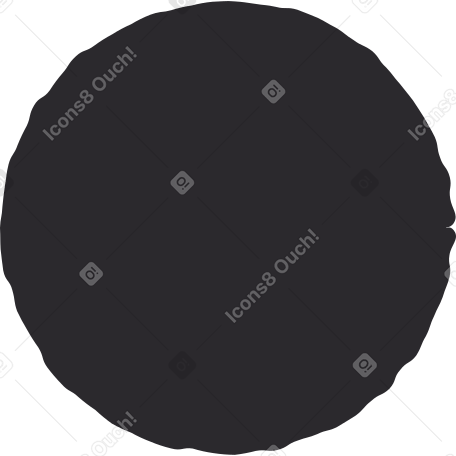 circle black Illustration in PNG, SVG