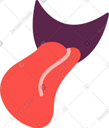 Tongue dog PNG, SVG