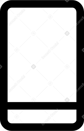 white mobile phone PNG, SVG