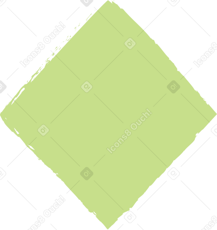 light green rhombus Illustration in PNG, SVG