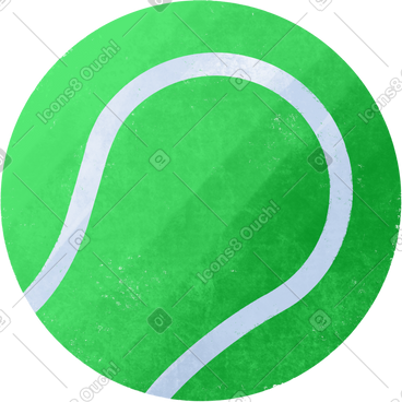 Green tennis ball PNG, SVG