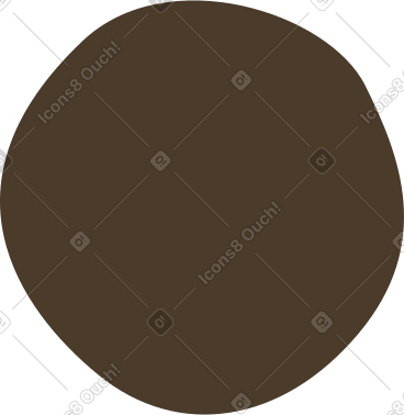 Brown circle PNG, SVG