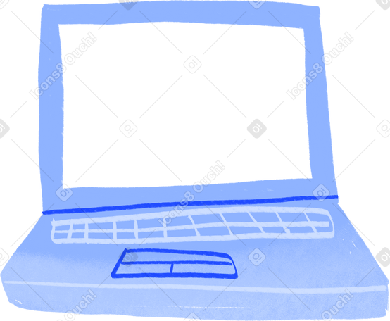 laptop Illustration in PNG, SVG