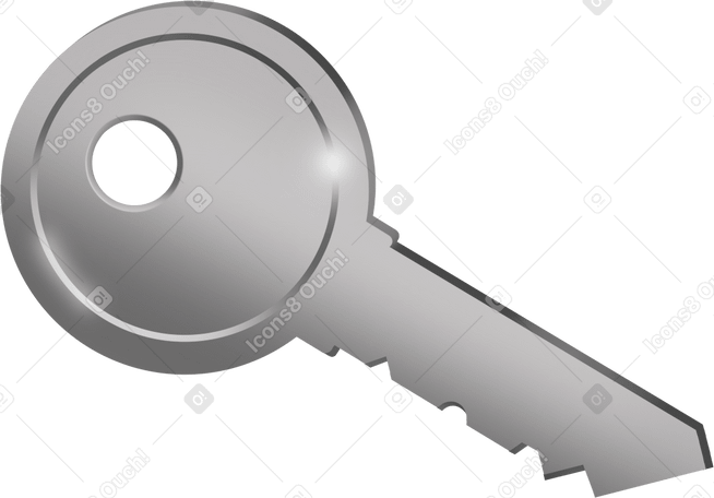 silver key в PNG, SVG