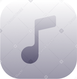Icono de nota musical PNG, SVG