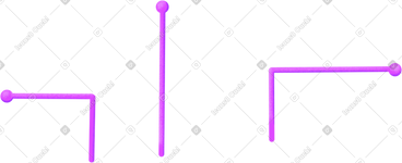 Purple curved lines PNG, SVG