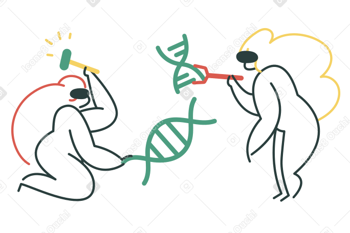 Creating DNA Illustration in PNG, SVG