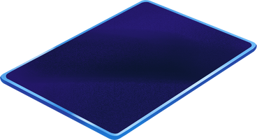 big blue ipad PNG、SVG