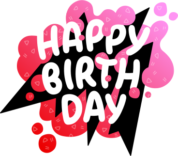 happy birthday background PNG, SVG