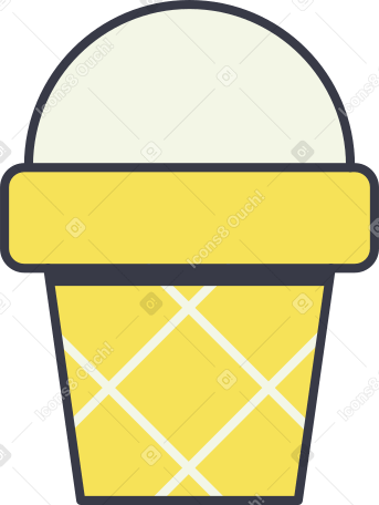 icecream cup PNG, SVG