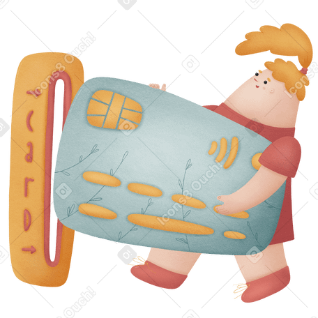 カードでのお支払い のpngとsvgでのイラスト