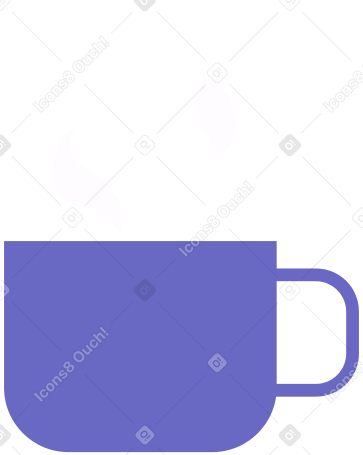 xícara no vapor PNG, SVG