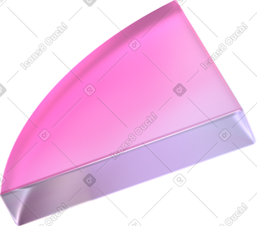 Transparent segment of pie chart PNG, SVG