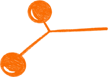 orange atoms PNG, SVG
