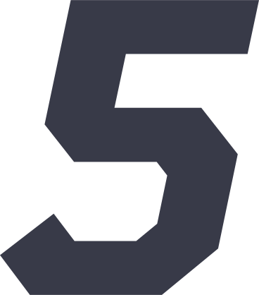 Cinque PNG, SVG