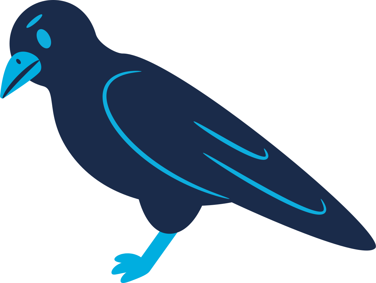 raven calm Illustration in PNG, SVG