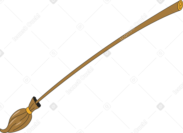 witch's broom Illustration in PNG, SVG