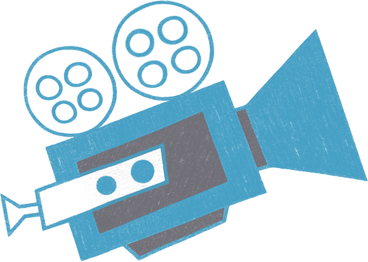 video camera with film PNG, SVG