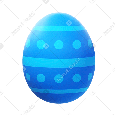 3D easter egg PNG, SVG