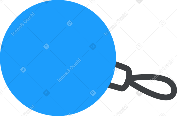Ornamento di natale blu PNG, SVG