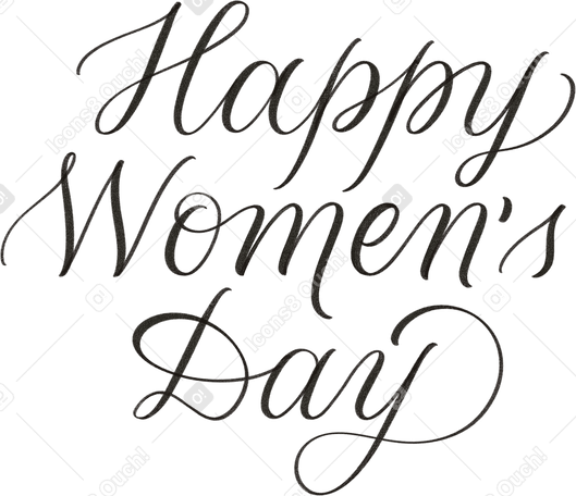 texture calligraphy happy women’s day PNG, SVG