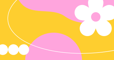Abstrakter gelber hintergrund mit rosa flecken PNG, SVG