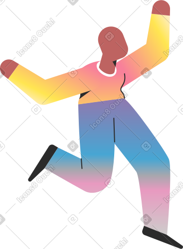 Person jumping PNG, SVG