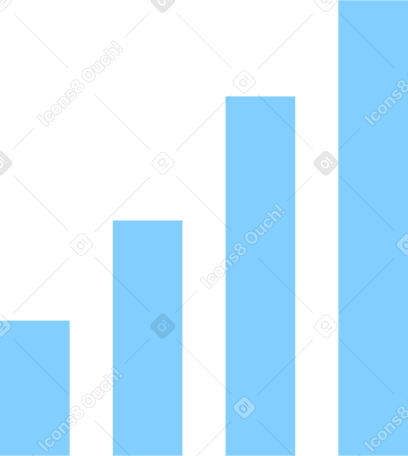 gráfico de crecimiento horizontal PNG, SVG