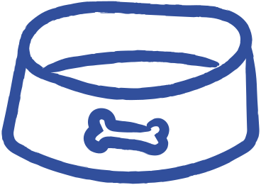 dog bowl PNG, SVG