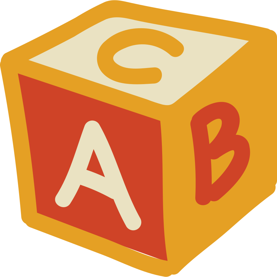 Cube toy Illustration in PNG, SVG