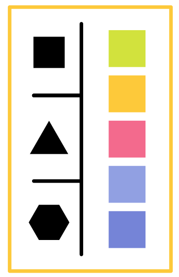 Illustration animée Palette de couleurs aux formats GIF, Lottie (JSON) et AE