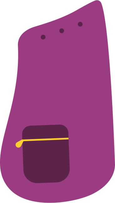 burgundy travel backpack PNG, SVG