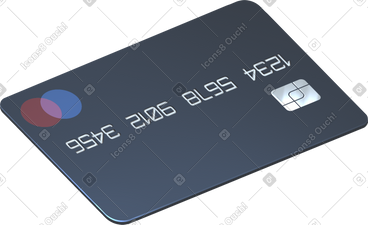 Black credit card PNG, SVG