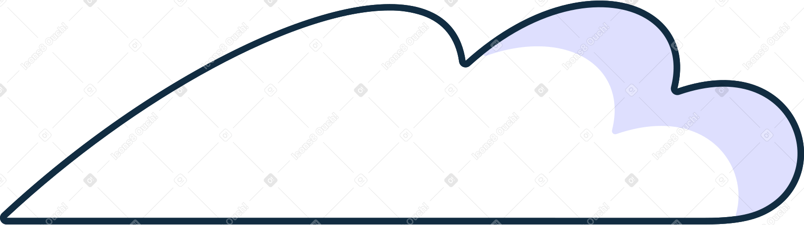 white cloud Illustration in PNG, SVG