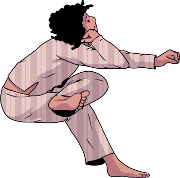 man in pyjamas PNG, SVG