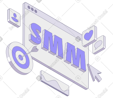 用点赞、消息和用户签名文本为 smm 写字动态插图，格式有GIF、Lottie (JSON)、AE