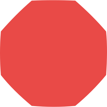 octagon red PNG, SVG