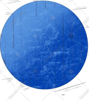 Round blue table with texture PNG, SVG