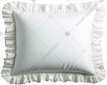 White pillow PNG, SVG