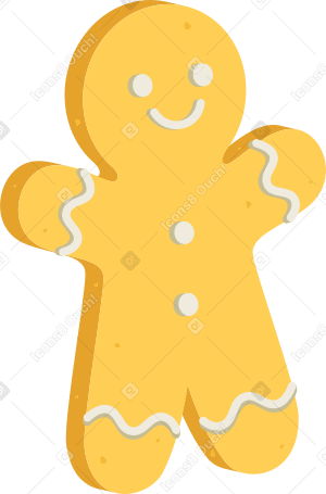 Pão de gengibre de natal PNG, SVG