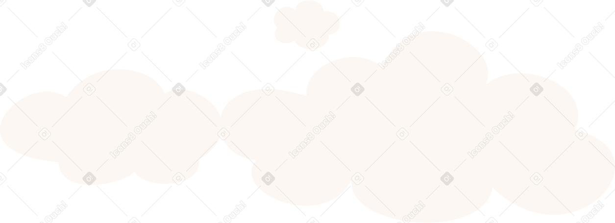 beige clouds Illustration in PNG, SVG